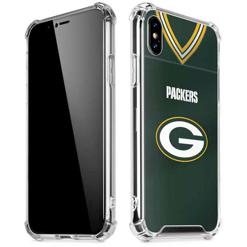 NFL Green Bay Packers Team Jersey iPhone XS Max Clear Case